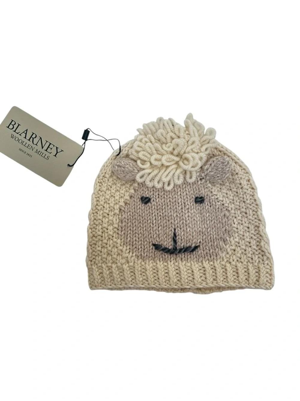 NWT Blarney Woollen Mills 100% Merino Wool Baby Sheep Hat